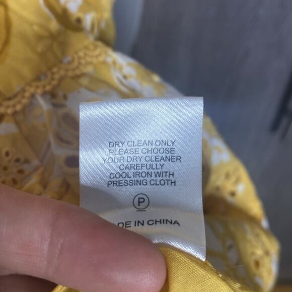 NWT ZaCo Musee Dress Cutout Floral Embroidered Mini Women's XL - Picture 9 of 9